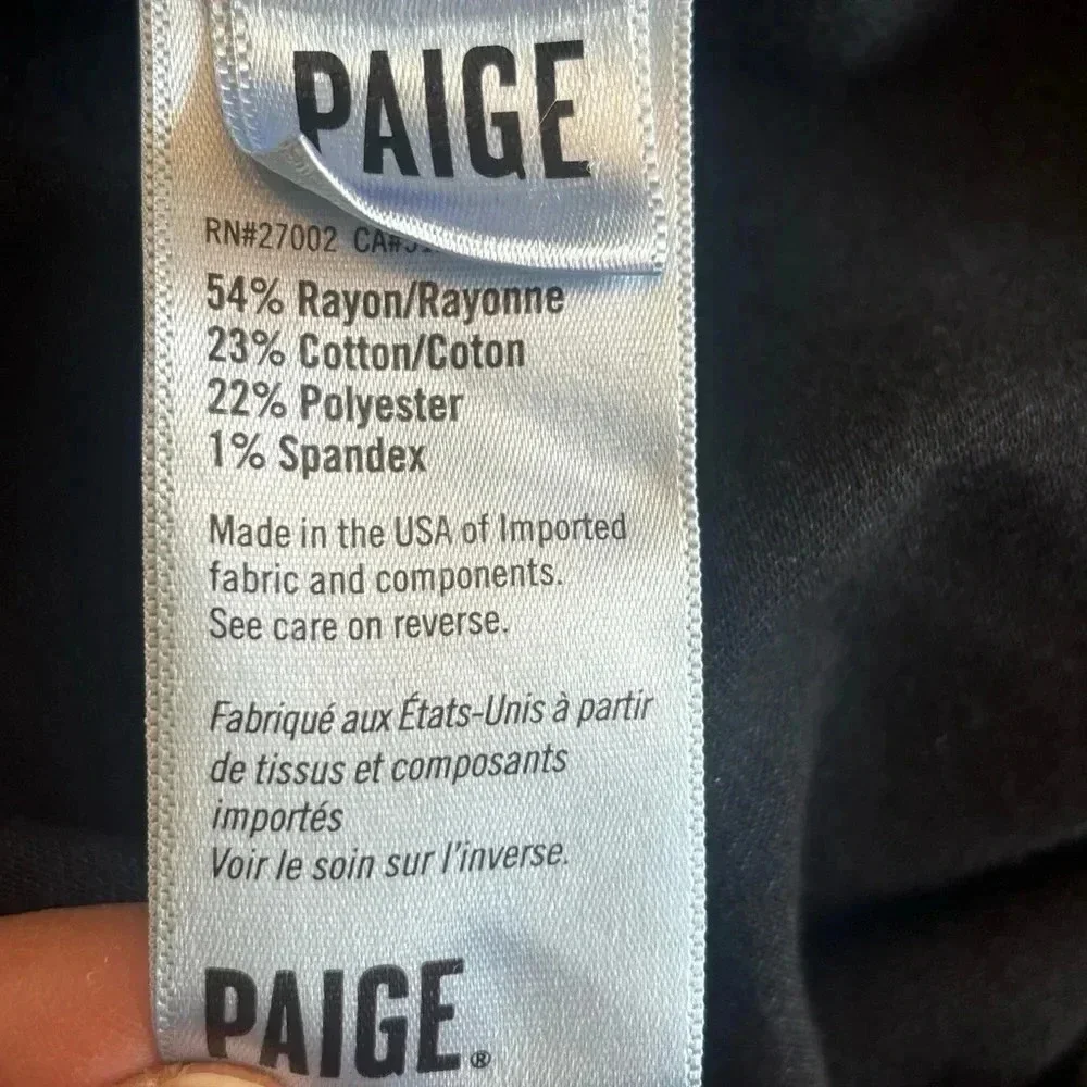 PAIGE Skyline Midrise Skinny Maternity Jeans - Picture 8 of 12